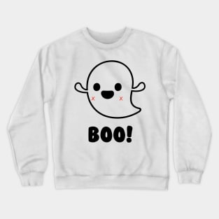 Cute Ghost Boo Halloween Crewneck Sweatshirt